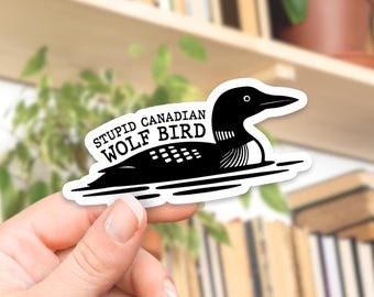 Romance Book Sticker: Canadian Wolf Bird - Waterproof Vinyl Decal