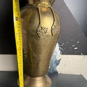 brass vase antique Middle Eastern Ewer with Intricate Embossed Designs, select your model, different sizes, and shapes