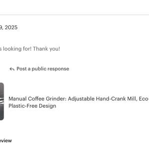 Manual Coffee Grinder – Adjustable Hand-Crank Mill | Eco-Friendly, Plastic-Free | Best Coffee Grinder for Espresso, French Press & Pour Over image 17