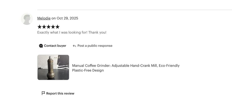 Manual Coffee Grinder – Adjustable Hand-Crank Mill | Eco-Friendly, Plastic-Free | Best Coffee Grinder for Espresso, French Press & Pour Over image 17