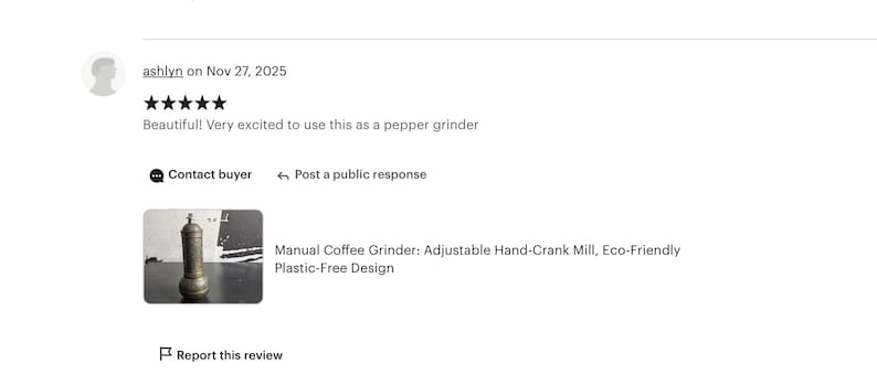 Manual Coffee Grinder – Adjustable Hand-Crank Mill | Eco-Friendly, Plastic-Free | Best Coffee Grinder for Espresso, French Press & Pour Over image 16