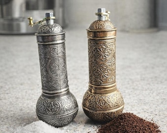 Manual Coffee Grinder – Adjustable Hand-Crank Mill | Eco-Friendly, Plastic-Free | Best Coffee Grinder for Espresso, French Press & Pour Over