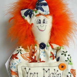 You Make Me Smile Doll Paige PinHead Happy FaceTM Doll image 2