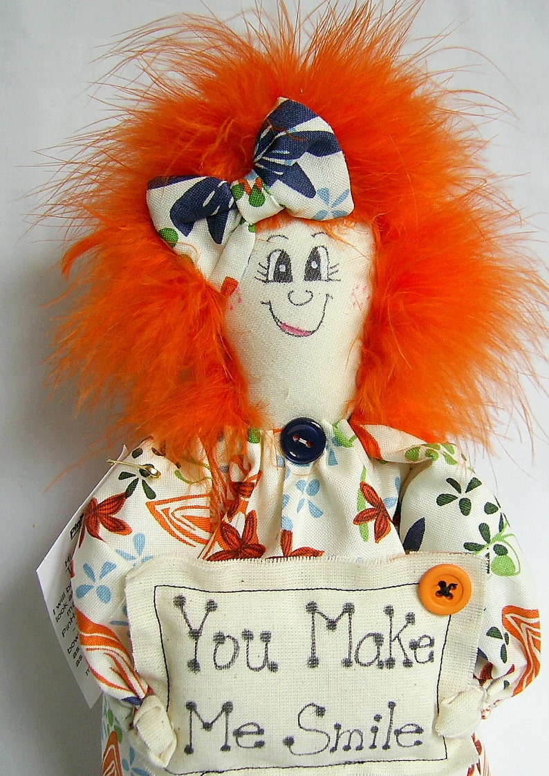 You Make Me Smile Doll Paige PinHead Happy FaceTM Doll image 2