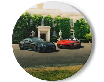Luxury Sports Cars Ceramic Coaster | Mercedes AMG Purespeed and Mercedes AMG GT63Pro Motorsport Edition