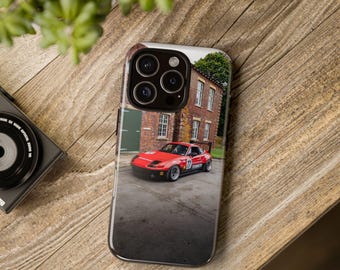 Mazda Miata Phone Case for Car Enthusiasts, Stylish Protection for Motorsports Lovers, Durable Cover for Everyday Use, Gifts for Gearheads