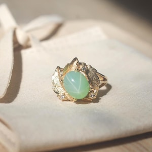 Cat&#39;s Eye Chrysoberyl Golden Ring