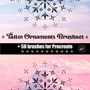 Tattoo Ornaments Brushset (50+ brushes) for Procreate
