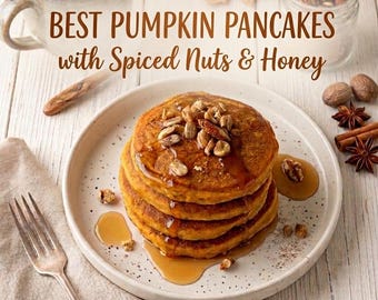 Keto Pumpkin Protein Pancakes Recipe PDF | Low Carb High Protein Breakfast | Fall Keto Recipes