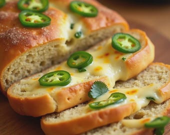 Keto-Rezept für Jalapeño-Käsebrot | Low-Carb, glutenfrei und käsiger Genuss