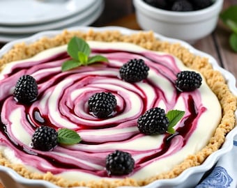 eBook mit Rezept für Brombeer-Limonadenkuchen | Low Carb Keto Sommerdessert | Einfacher Keto-Kuchen PDF Download