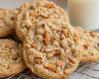 Keto-Rezept für Pekannuss-Kokos-Kekse – kohlenhydratarmer, zuckerfreier und glutenfreier Leckerbissen (PDF-Download)