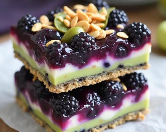 eBook mit Rezept für Brombeer-Pistazien-Traumriegel | Low-Carb-Keto-Dessert | Einfache Keto-Behandlung PDF Download