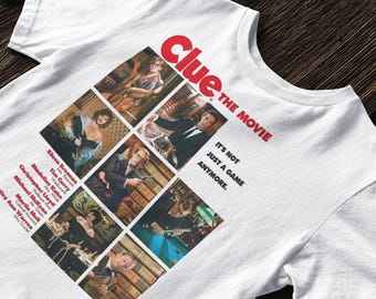 Clue It's Not Just A Game Anymore Movie Unisex Shirts, Mystery Film Clue Characters Shirt, Cult Classic Shirt, Horror Movie Shirt