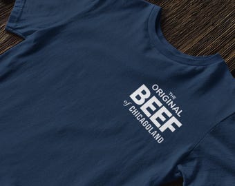Camiseta "The Original Beef Of Chicagoland" - Presente perfeito para fãs da série de TV "The Bear" e Carmy Richie.
