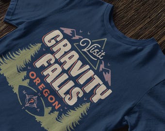 Gravity Falls Oregon Graphic Tee, Family Matching Shirt