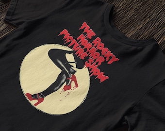Chemises rouges à lèvres Rocky Horror Picture Show, Chemise rétro années 70 Rocky Horror Lips, Film culte classique