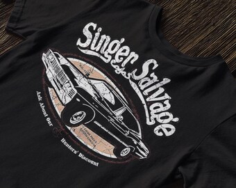 Camiseta dos Irmãos Winchester, Camiseta com estampa de Supernatural
