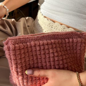 Crochet Bubble bag pattern, cosmetic bag, travel bag pattern,summer bag, pouch , knit pattern, makeupbag, bathroom bag, crochet accessories