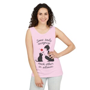 Cat Lover&#39;s Womens Tank Top, Perfect for Pet Lovers, Gift for Birthdays, Relaxation Wear, Cute Cat Lovers Womens Tee,