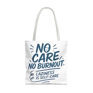 Motivational Tote Bag: Chill Vibes, Eco-Friendly Polyester