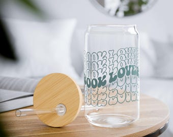 Book Lover Sipper Glass