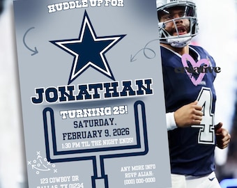 Cowboy Editable Invitation