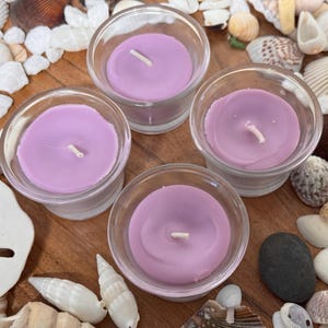 Lavender scented tea light candles 2 oz large. Hand poured, Home Fragrance scented.