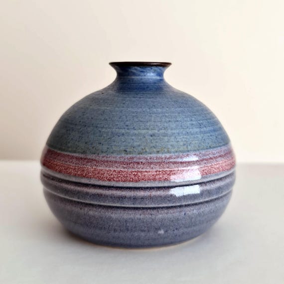 Vintage Australian Studio Pottery Bud Vase - Dirch & Lise Jans - Jans Keramic