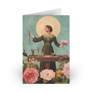 Cartes de voeux inspirantes pour toutes les occasions, paquet de 10 cartes Le magicien, notes motivantes, cartes d'amitié, voeux d'anniversaire