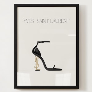 Yves saint laurent poster - Etsy 日本
