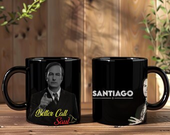 Personalized Better Call Mug black with your name – Funny Lawyer Coffee Cup, mug Gift,Breaking Bad Fan, Ceramic Cup, Motivational coffee mug