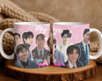 Personalized BTS‑Inspired Mug · Custom Name K‑Pop Cup · Gift for Army Fans · Korean Idol Aesthetic Coffee Mug · Kpop Fan Merchandise
