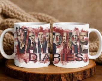 The vampire diaries mug, Vampire gift idea, supernatural fandom gift, Vampire diaries fans, Inspired mug, dark romance mug, mystic falls
