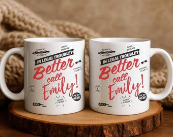 Personalized Better Call Mug with your name – Funny Lawyer Coffee Cup, mug Gift, Breaking Bad Fan Mug, Ceramic Cup, Motivational coffee mug