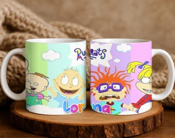 Personalized cartoon‑style mug inspired by childhood nostalgia, Unique design, custom, and premium finish, The perfect gift for any occasion