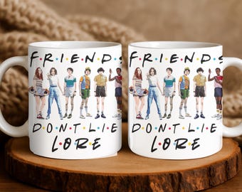 Friend Don’t Lie personalized mug, Custom friendship cup, Unique best friend gift, Meaningful design for everyday, Thoughtful friend present