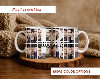Personalized vampire romance mug, Custom name gothic cup, Fantasy coffee gift for Twilight fans, Magical heat reveal design