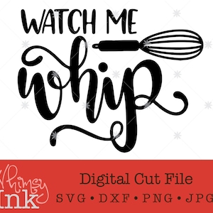 Watch Me Whip Funny Pot Holder Design Cut File SVG, JPG, PNG Digital File