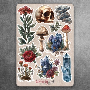 Mystic Garden Vinyl-Aufkleber, ideal für Planer, Journaling, Scrapbooking, Bullet Journals usw