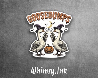 Gänsehaut Halloween Wasserdicht Vinyl Aufkleber Aufkleber | Auto Aufkleber, Fenster Aufkleber, Laptop Aufkleber, Becher Aufkleber