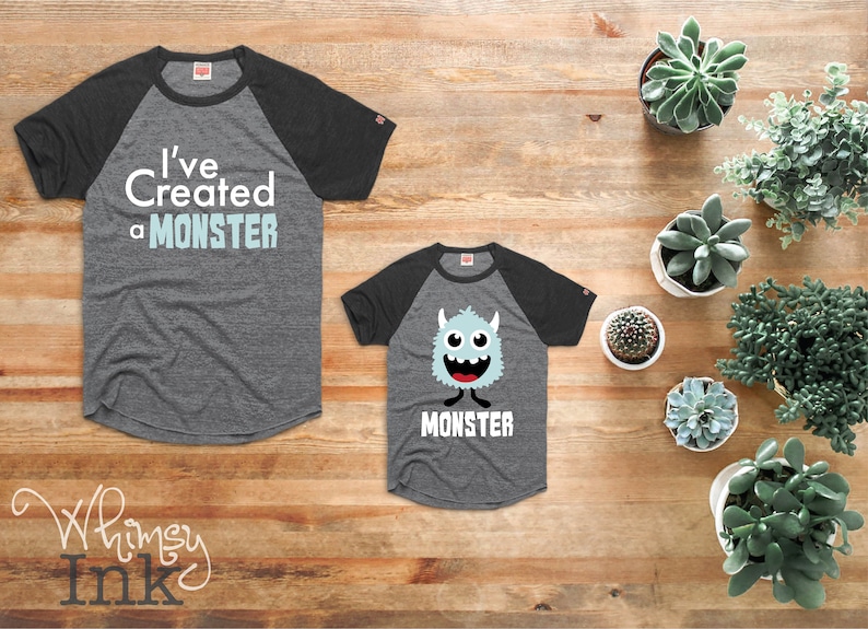 Help! I've Created a Monster T-Shirt for Mom Dad Funny