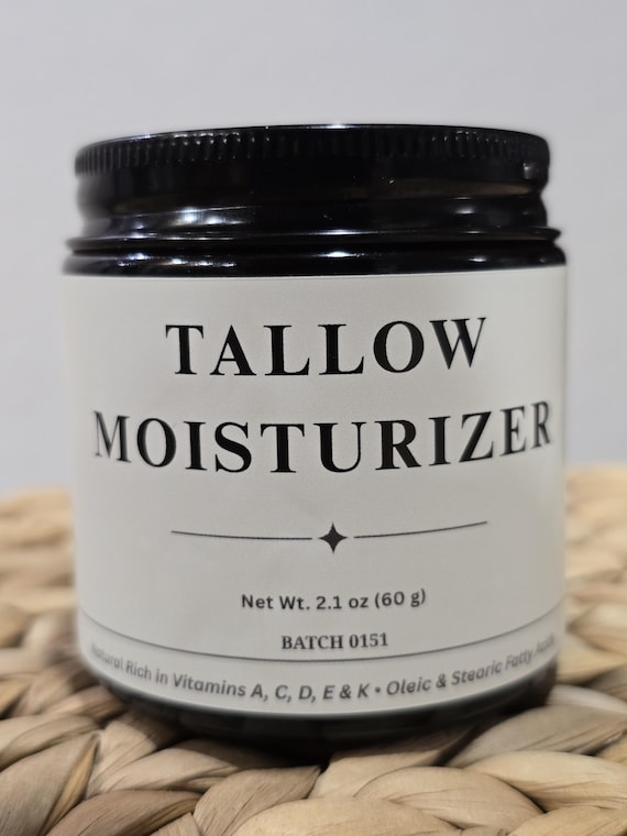 Whipped Grass-Fed Tallow Moisturizer for Dry, Sensitive Skin | Simple Ingredient Face Cream