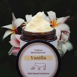 Grass fed, Whipped Beef tallow for skin