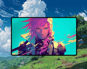 プレイマット ライトニング - MTG x FF TCG / 24インチ x 14インチ