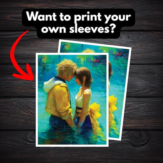 Tidus & Yuna Card Sleeves Art | Printable File (digital Download) - Etsy