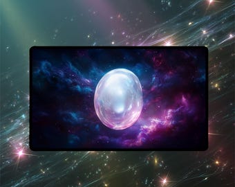 Mox Pearl MTG Playmat: Magic the Gathering, Power Nine, Zones Option