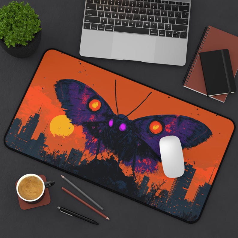 Wise Mothman TCG Playmat: Retro Post-apocalyptic Magic the Gathering - Etsy