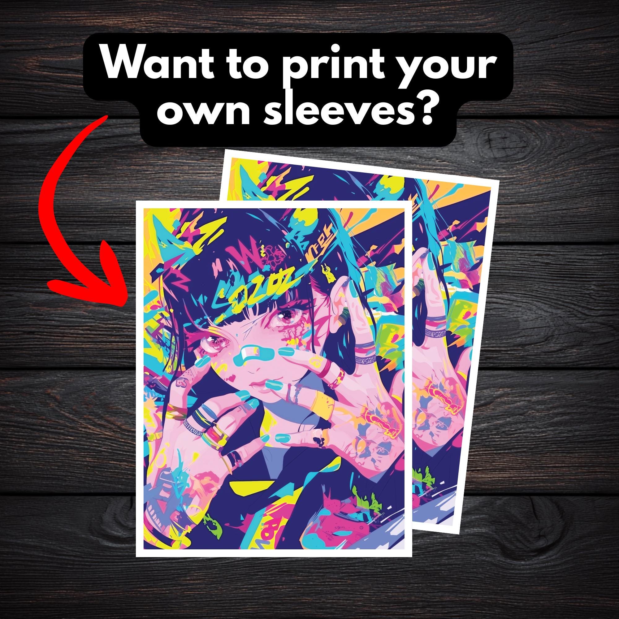 Cyberpunk Card Sleeves - Etsy