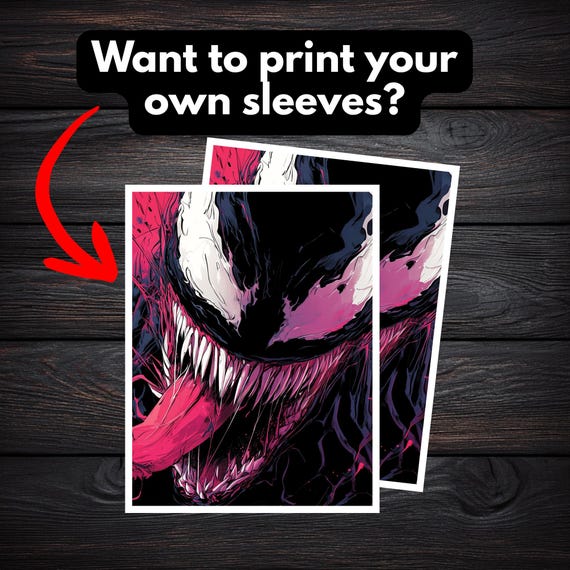 custom printed card sleeves Custom Sleeves main image 1